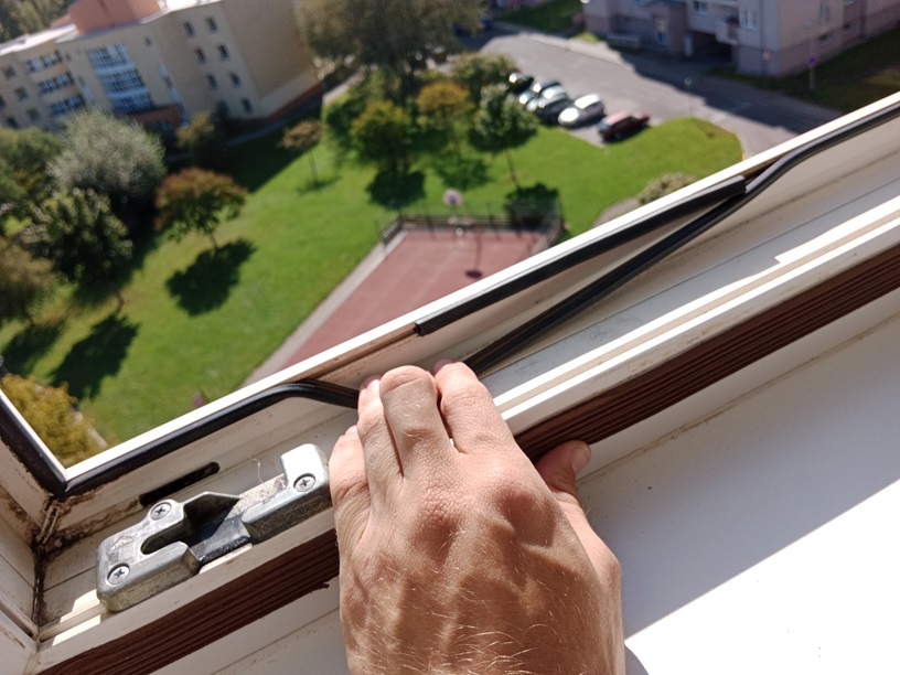 servis oken - výměna těsnění